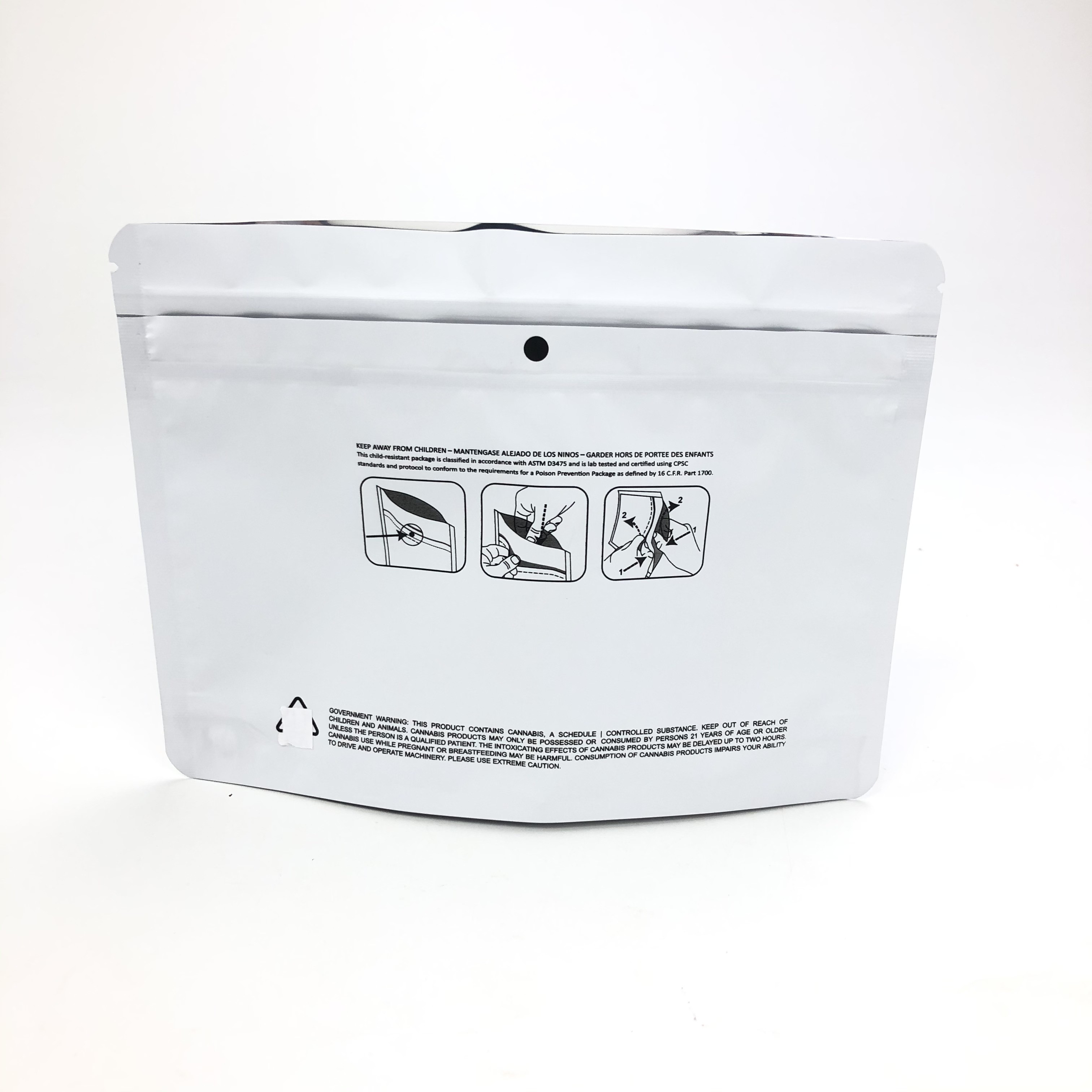 250g 500g innocui per i bambini stanno sul sacchetto VMPET per la polvere della proteina