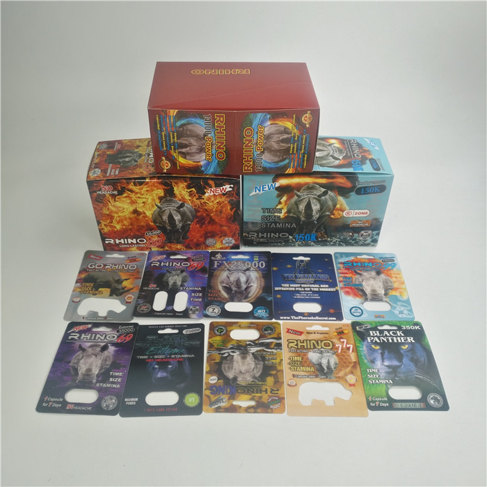 Carta eccellente della bolla di rinoceronte della pillola 3D del sesso di FDA della pantera per le capsule