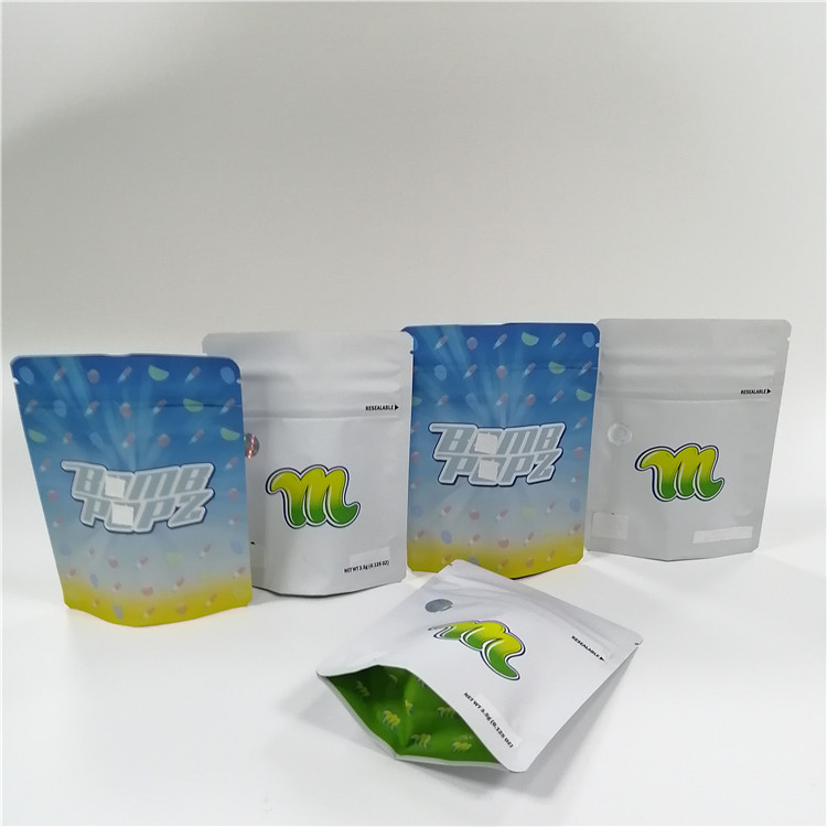 Sugar Zip Lock Mylar Stand sui sacchetti di plastica odora per rinforzare la stampa UV