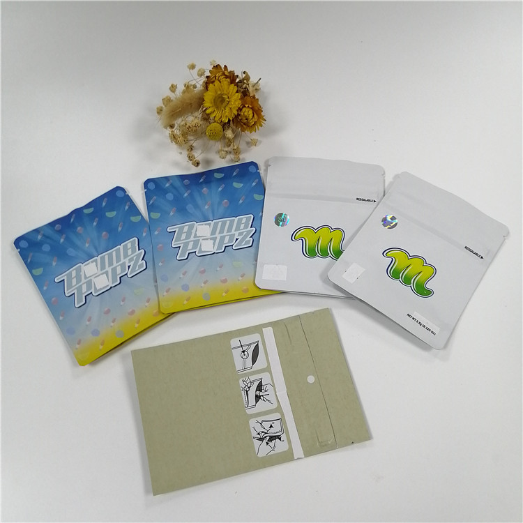 La chiusura lampo riutilizzabile di incenso di erbe insacca 1 grammo 3.5g 7g termosaldata