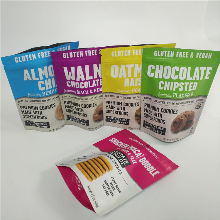 Il supporto della plastica sulle borse d'imballaggio a chiusura lampo ha stampato il commestibile da 1 gallone