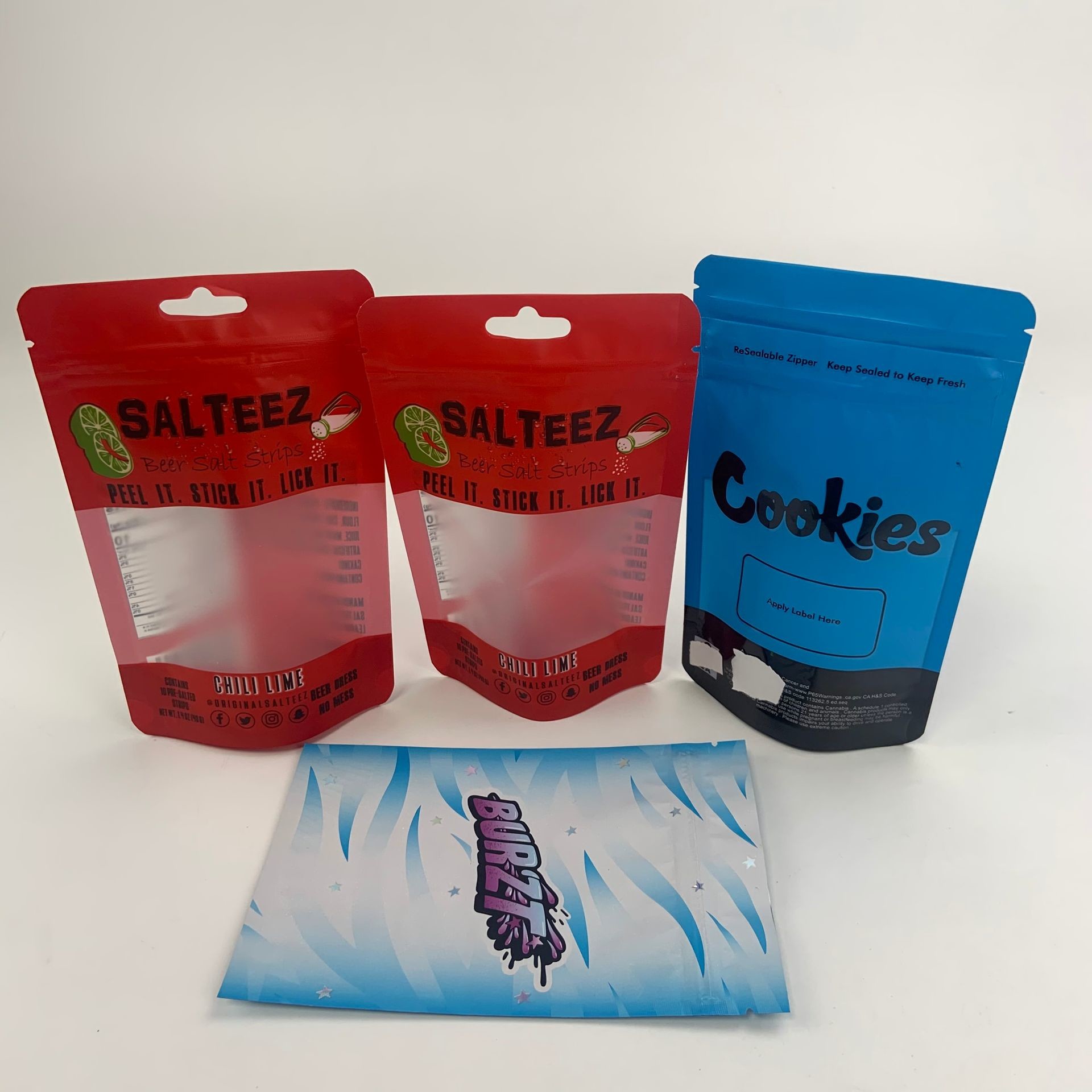 La finestra Mylar della radura dell'olio di CBD sventa la prova del bambino della borsa dell'imballaggio di plastica