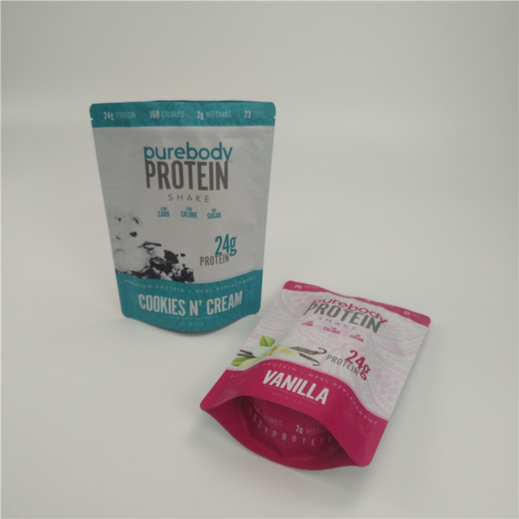 Matte Finish Protein Powder Custom ha stampato le borse dello spuntino odora le borse del commestibile di Antivari di cioccolato della prova