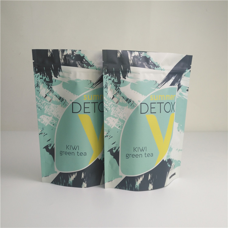 Stia sulle bustine di tè di verde del caffè che imballano le borse a prova d'umidità amichevoli risigillabili dello spuntino dell'alimento di Eco