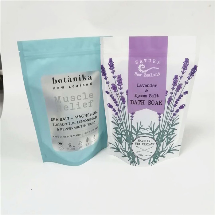 Sacchetti di plastica del sale marino dell'oceano che imballano auto che sta logo su ordinazione risigillabile