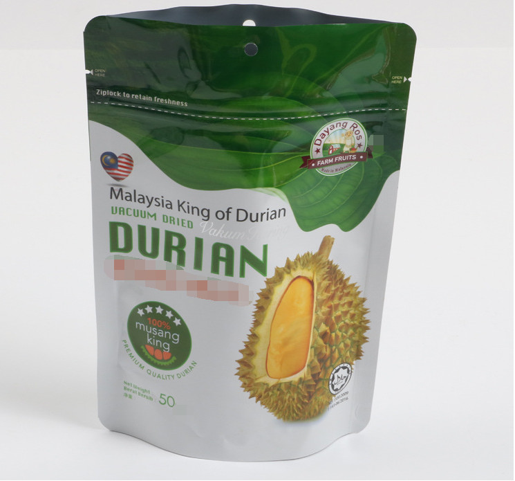 Sacchetto risigillabile di 120 Mic Stand Up Food Packaging con la chiusura lampo