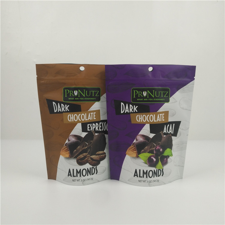 Supporto stampato su ordinazione di plastica della chiusura lampo del commestibile sui sacchetti per cioccolato Antivari