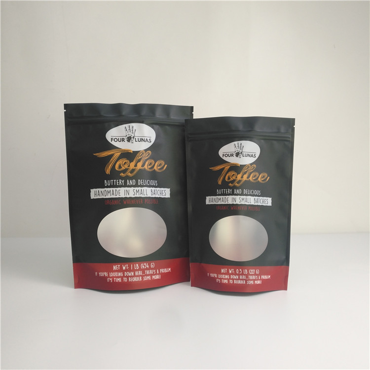 Su ordinazione stampato ha laminato l'imballaggio per alimenti commestibile di Mylar Candy con la finestra