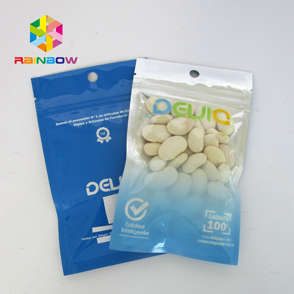 I chiari tre lati di plastica saldano a caldo il sacchetto stampato 120Mic del foglio di alluminio