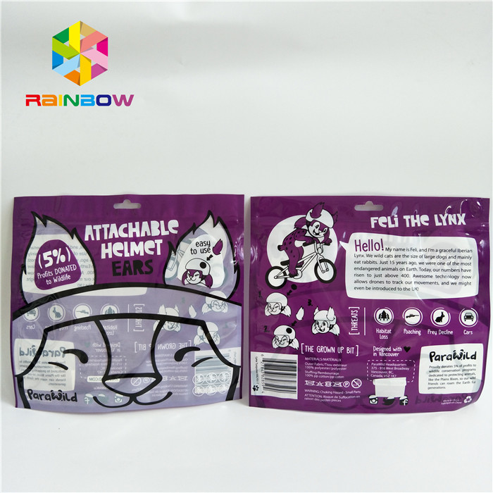 Il lato tre ha sigillato il piccolo imballaggio di stampa su ordinazione con Front Window chiaro