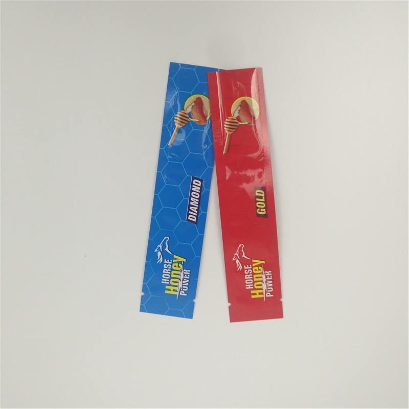 Foglio di alluminio Honey Stick Pack Sachet Packaging di plastica Sugar Candy Food Bags