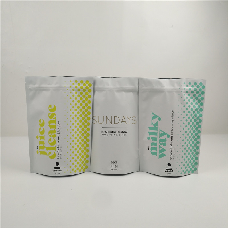 Il di alluminio di Matte Lamination 400g insacca il sale da bagno di plastica VMPET