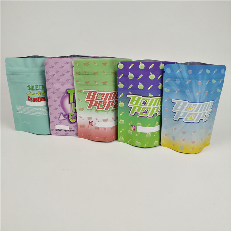 Il PMS odora l'erbaccia che della prova Mylar insacca le borse a chiusura lampo di CBD laminate stagnola