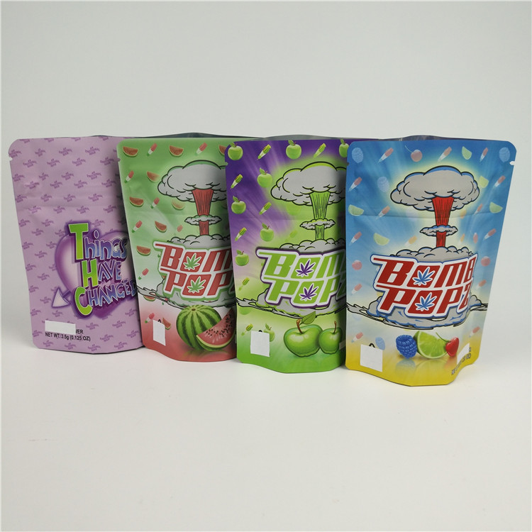 la chiusura lampo di Mylar dell'erbaccia 3.5G insacca il commestibile materiale laminato