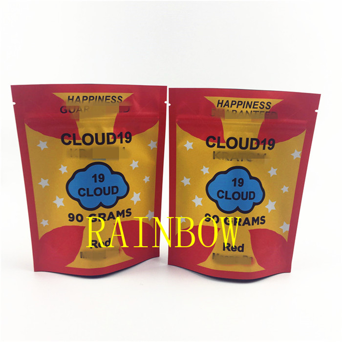 Il biscotto di plastica di FDA 120mic Mylar Edibles insacca il sacchetto della chiusura lampo della stagnola del seme di VMPET