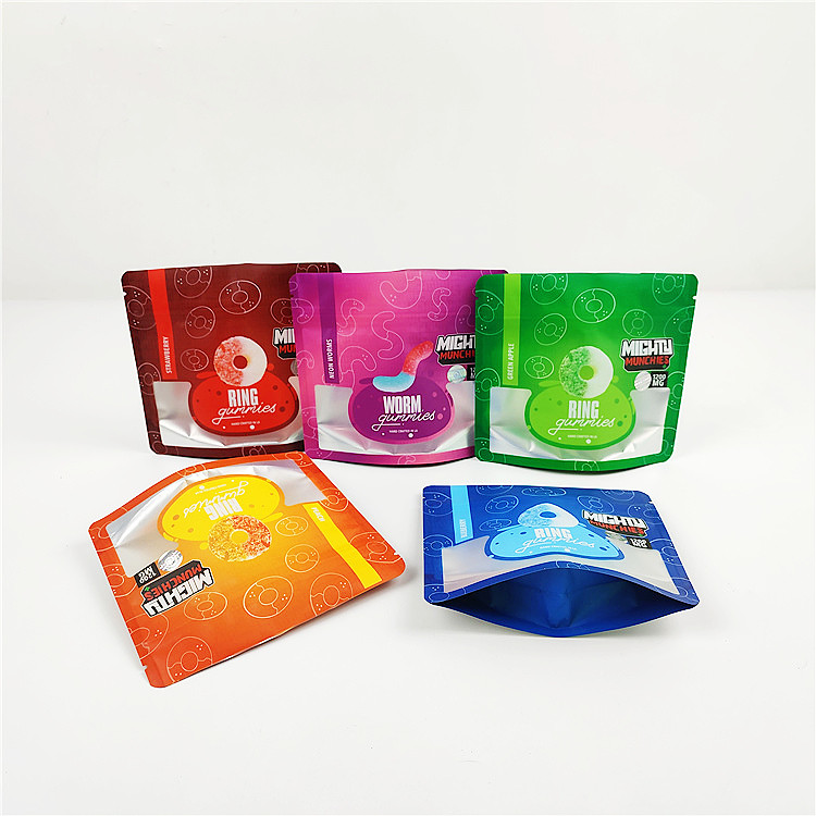 borsa opaca d'imballaggio del FSC CBD Mylar della borsa di 28g 80mic 1/4oz CMYK Mylar