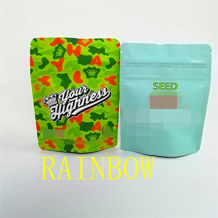 Caramella materiale stampata digitale su ordinazione/biscotto/semi di tocco morbido di 1/8 di oncia 1oz che imballano il sacchetto delle borse di mylar del di alluminio