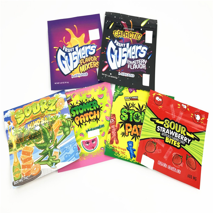 Sacchetto opaco della stagnola di CMYK 100mic Mylar che imballa il sacchetto d'imballaggio di VMPET CBD