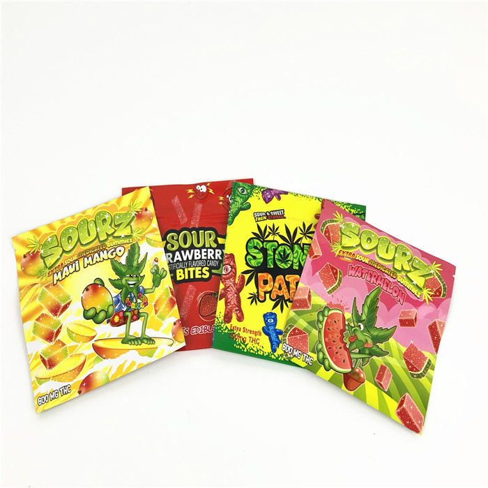 borsa a chiusura lampo innocua per i bambini UV di plastica del sacchetto 120mic Mylar del punto di 1lb 3.5g MOPP VMPET