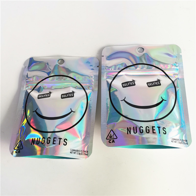 incenso di erbe di 3.5g Cbd che imballa la borsa della chiusura lampo di Matte Glossy 12C VMPET Cbd