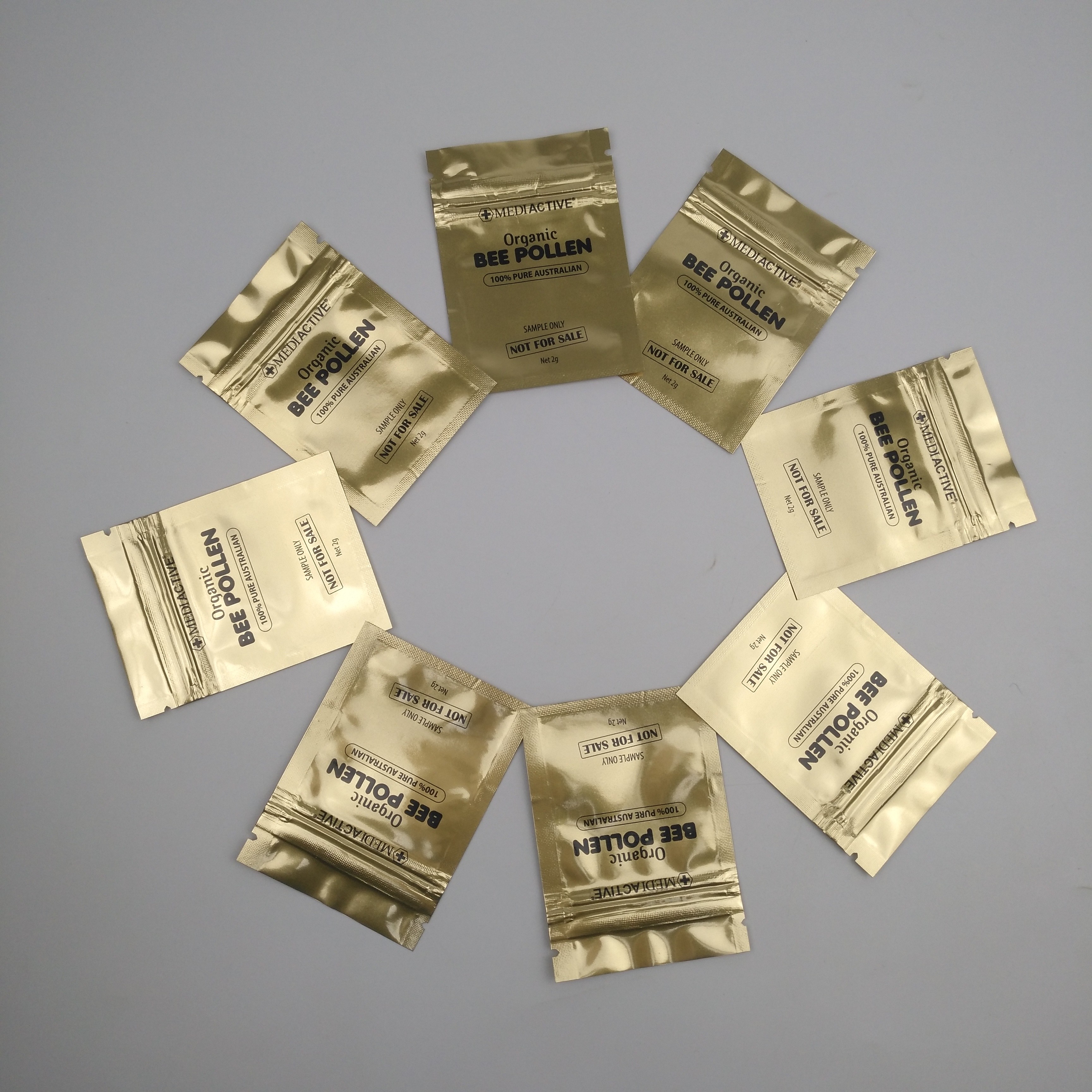 Sacchetti di plastica di incisione 100mic CMYK che imballano il sacchetto piano della chiusura lampo dello SGS VMPET