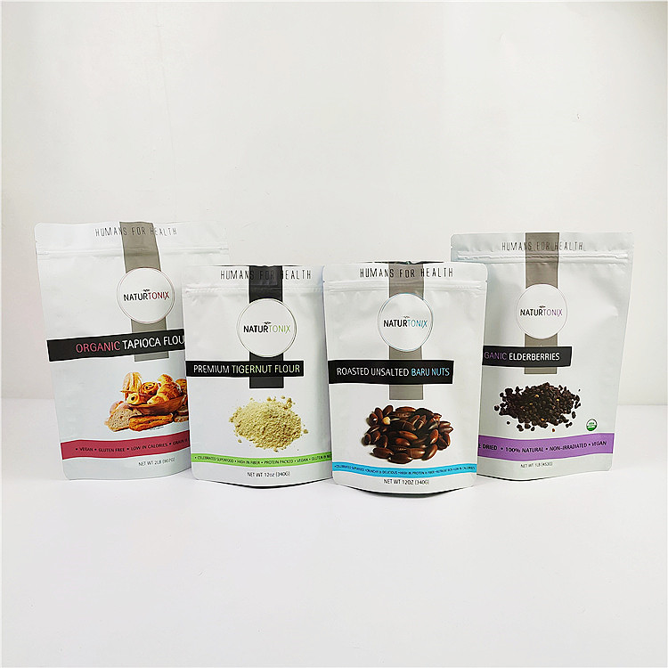 Borsa d'imballaggio valutata della borsa VMPET THC CBD della chiusura lampo del di alluminio di 200mic CMYK