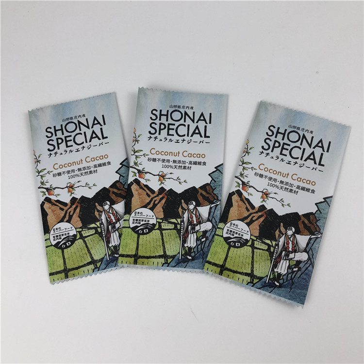 Involucro di plastica su misura di sigillatura posteriore di Antivari di Granola del commestibile della borsa per cioccolato/l'imballaggio Antivari di energia