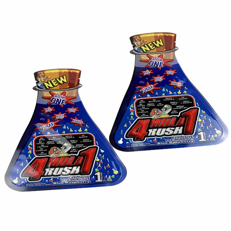 L'abitudine della stampa di Digital modella il sacchetto di Candy dello spuntino della borsa piana dell'alimento di Mylar della bustina dell'olio di cocco per il fiore delle erbacce