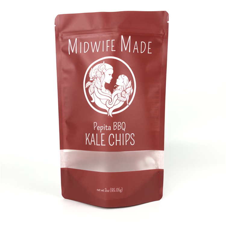 Borsa di alluminio Matte Effect Plastic Laminated Stand di imballaggio per alimenti sui sacchetti misti del sacchetto delle verdure del tè per i chip