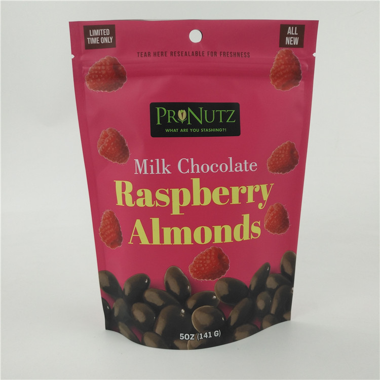 Il sacchetto di plastica commestibile di VMPET CMYK ha saldato a caldo i chip matti 1.2C del cioccolato