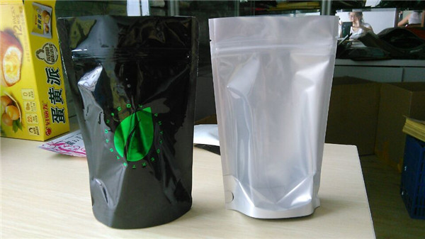 Sacchetto su ordinazione della stagnola di stampa che imballa con il rinforzo del fondo e della chiusura lampo per l'imballaggio del riso