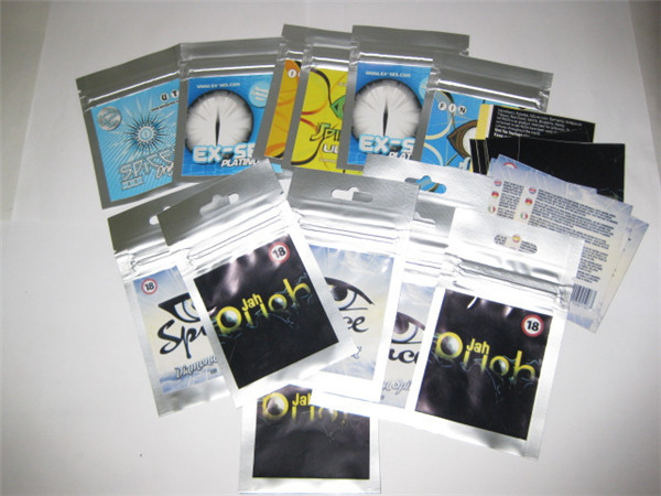 L'incenso di erbe a chiusura lampo superiore su misura insacca la chiusura lampo per i potpourri della spezia