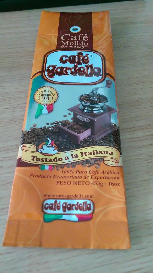 Sacchetti di plastica stampati abitudine che imballano, imballaggio del chicco di caffè della chiusura lampo