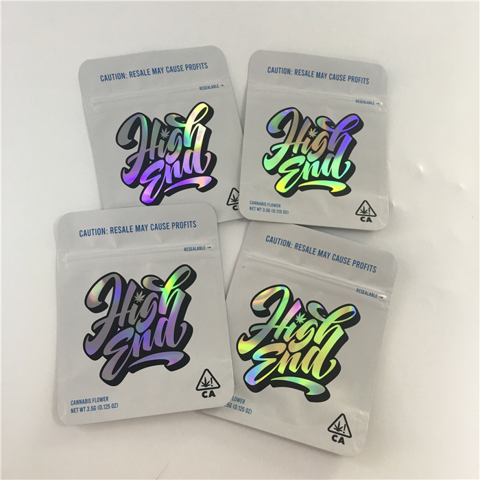 L'irregolare stampato dei sacchetti di plastica della prova dell'odore 3.5g modella la borsa commestibile di Mylar