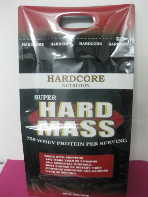 Sacchetti di plastica stampati che imballano, imballaggio del rinforzo laterale del chicco di caffè del foro di perforazione