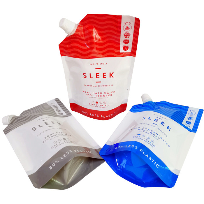 L'incisione della borsa 240mic del sacchetto del becco di CMYK Pantone sta sul sacchetto del becco