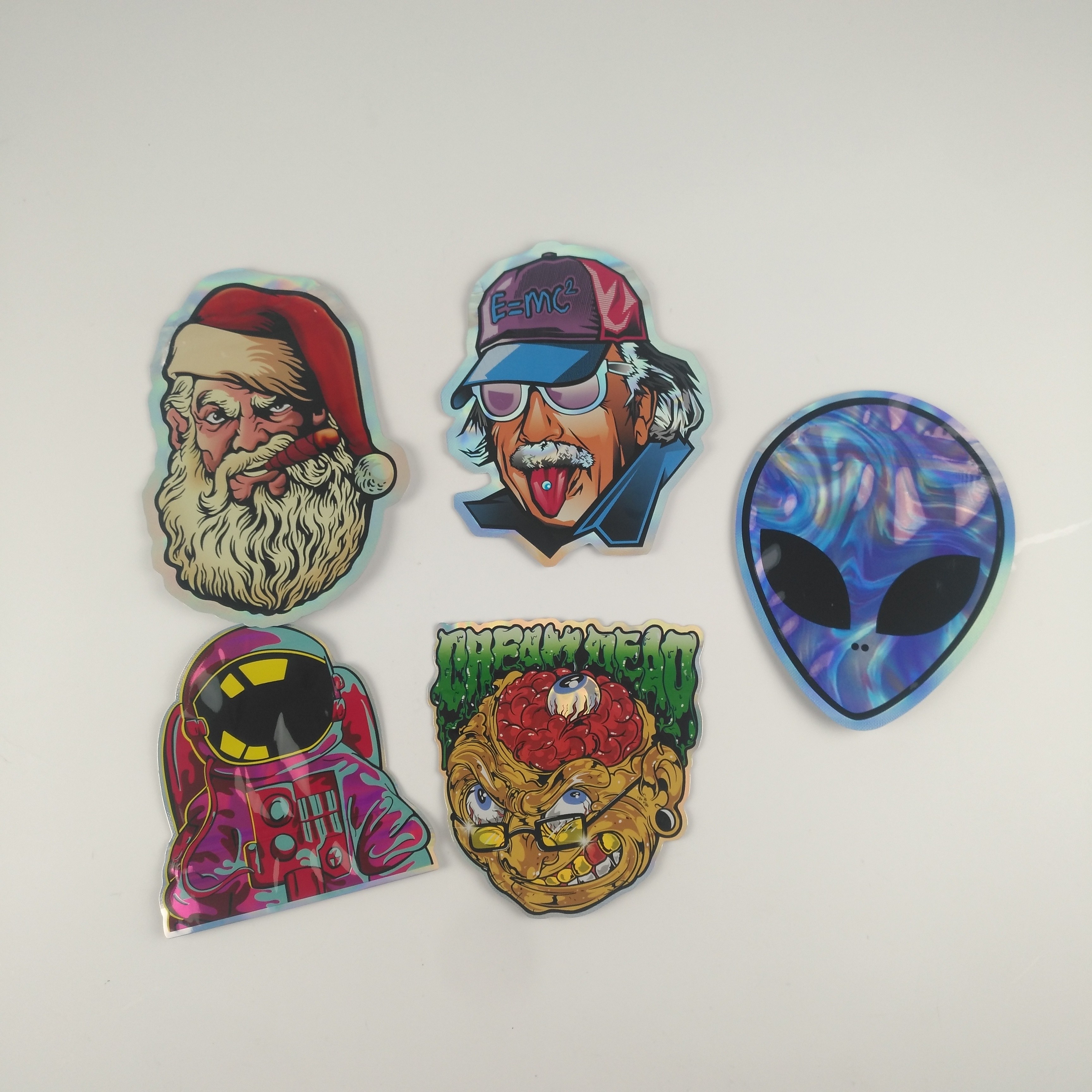 Gummies Jelly Cannabis Plastic Pouches Packaging ha tagliato le borse a stampo tagliente su ordinazione 3.5g della chiusura lampo