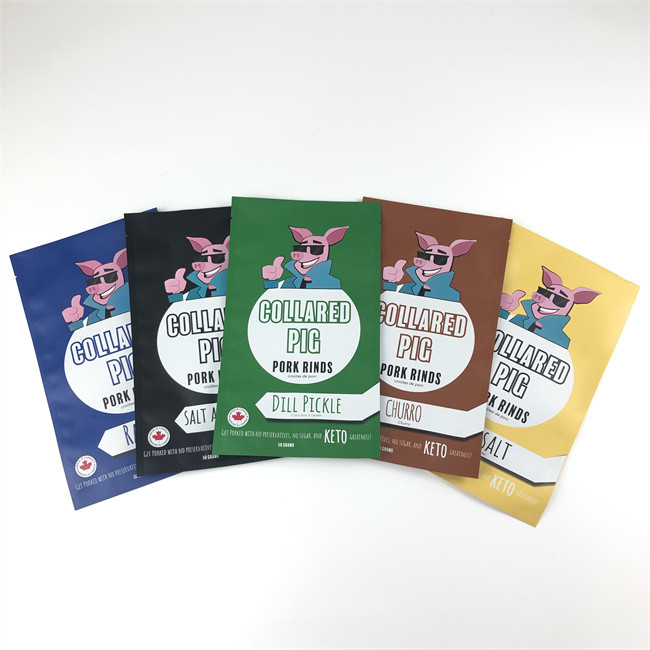 La serratura di plastica dello zip di Mylar della guarnizione laterale tre insacca la prova risigillabile dell'odore