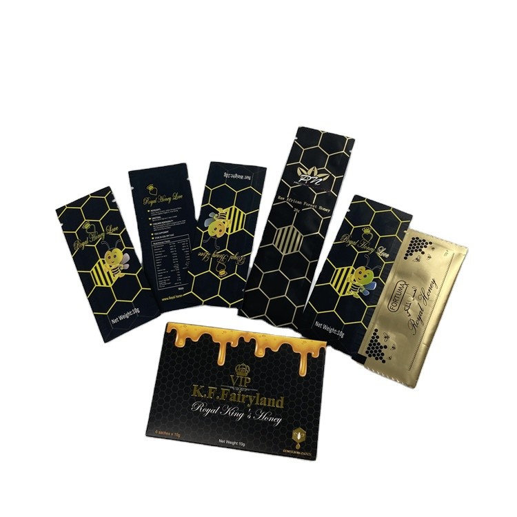 Ape Jelly Herbal Honey Plastic Pouches che imballa 100% naturale