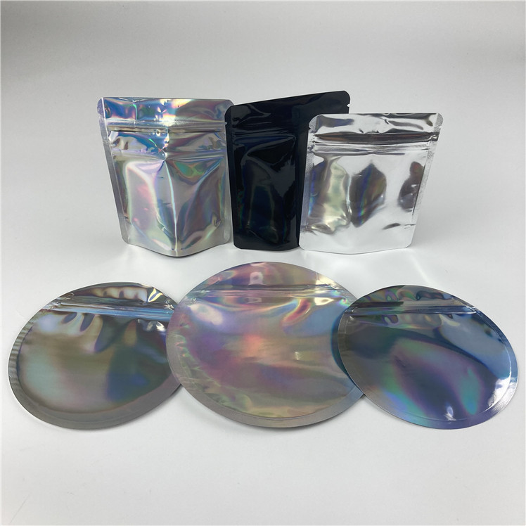 Il supporto di plastica del giro sul sacchetto Runtz Edibles della chiusura lampo ha tagliato la borsa a stampo tagliente a forma di 3.5g di Mylar