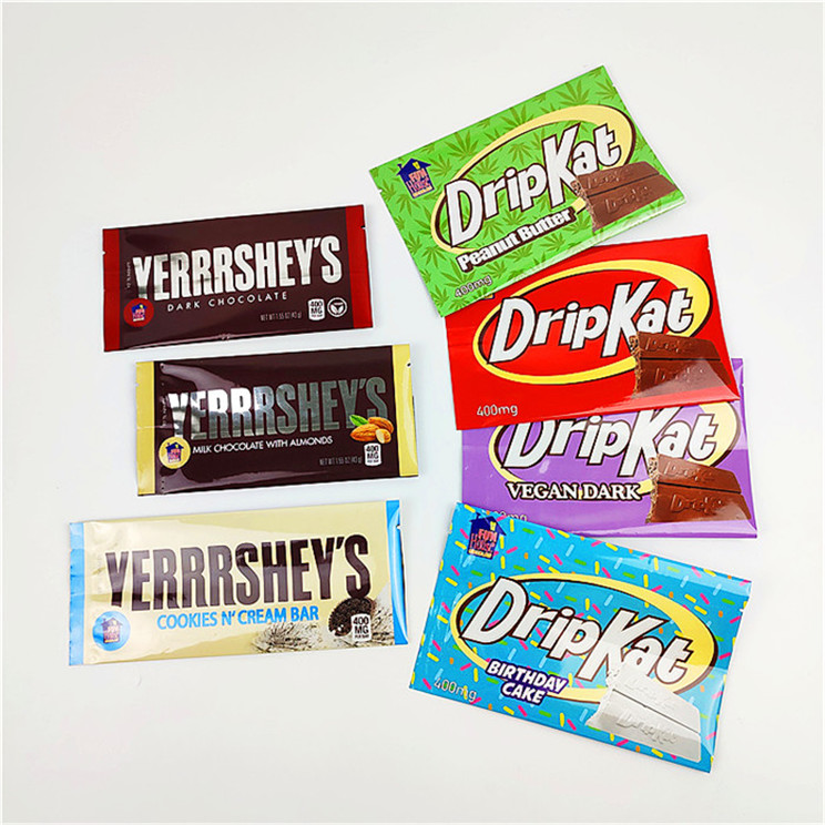 Borsa stampata su ordinazione dello spuntino di Mylar Edibles che imballa per il cioccolato Antivari 400mg